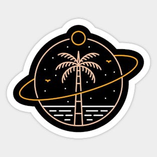 Planet of Paradise Sticker